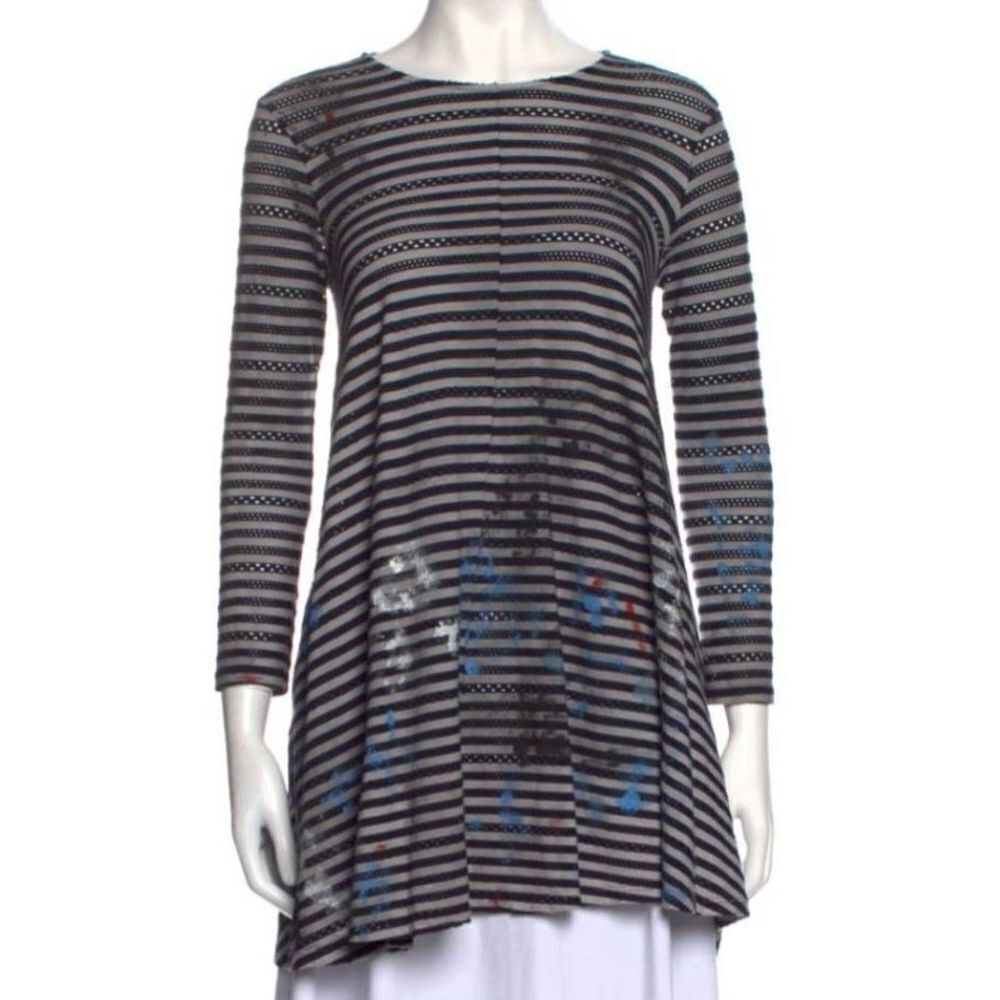 Rachel Comey Olympia short day dress navy multi sz 2